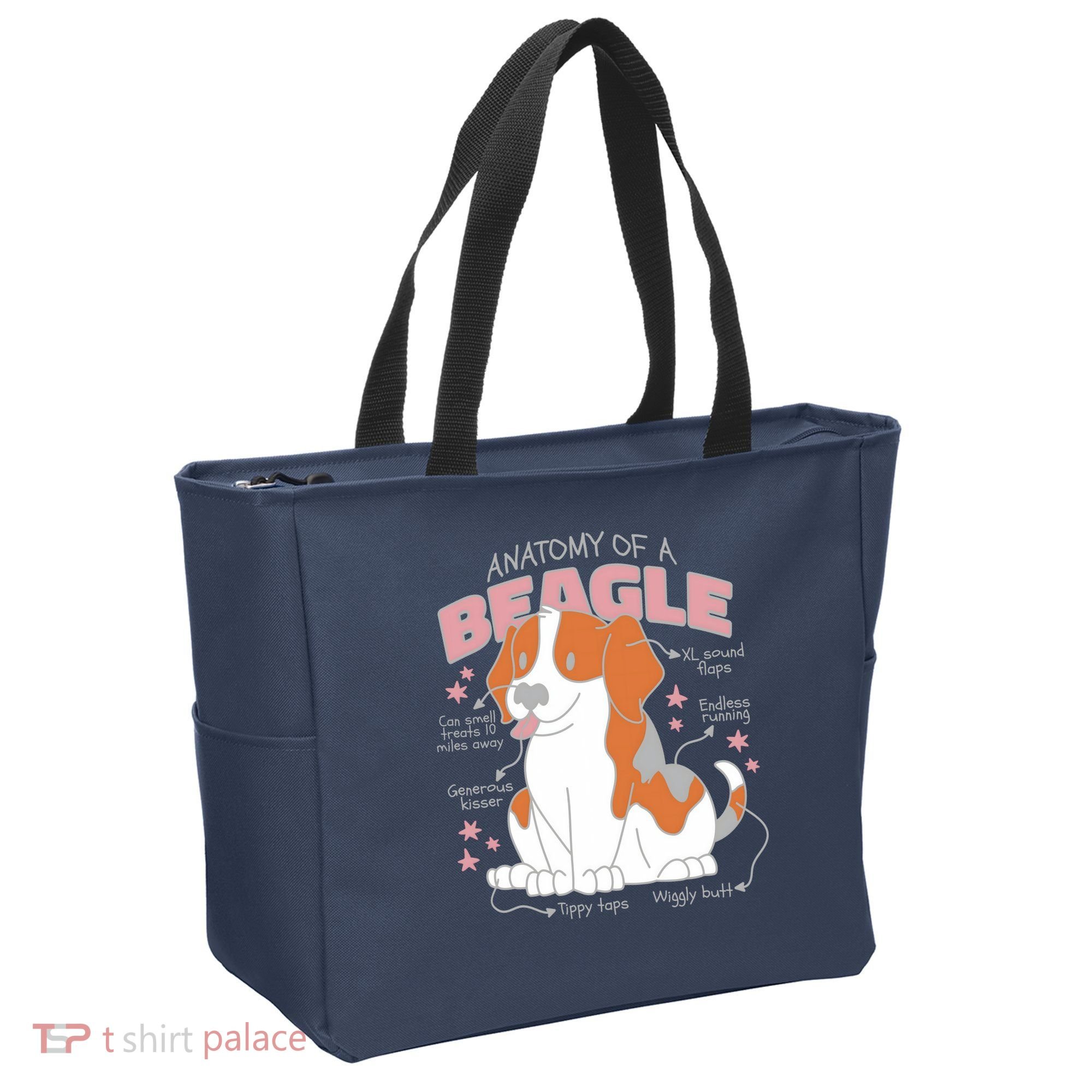 Beagle Anatomy Dog Tote Bag