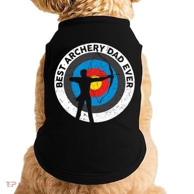 Best Archery Dad Ever Archer Dad Father's Day Archery Funny Gift Doggie Tank