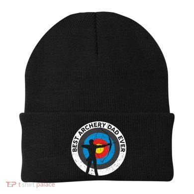 Best Archery Dad Ever Archer Dad Father's Day Archery Funny Gift Beanie