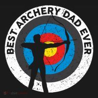 Best Archery Dad Ever Archer Dad Father's Day Archery Funny Gift Ornament thumb 1