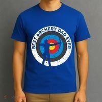 Best Archery Dad Ever Archer Dad Father's Day Archery Funny Gift T-Shirt thumb 3