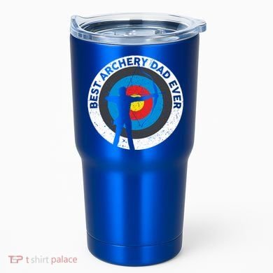 Best Archery Dad Ever Archer Dad Father's Day Archery Funny Gift Tumbler