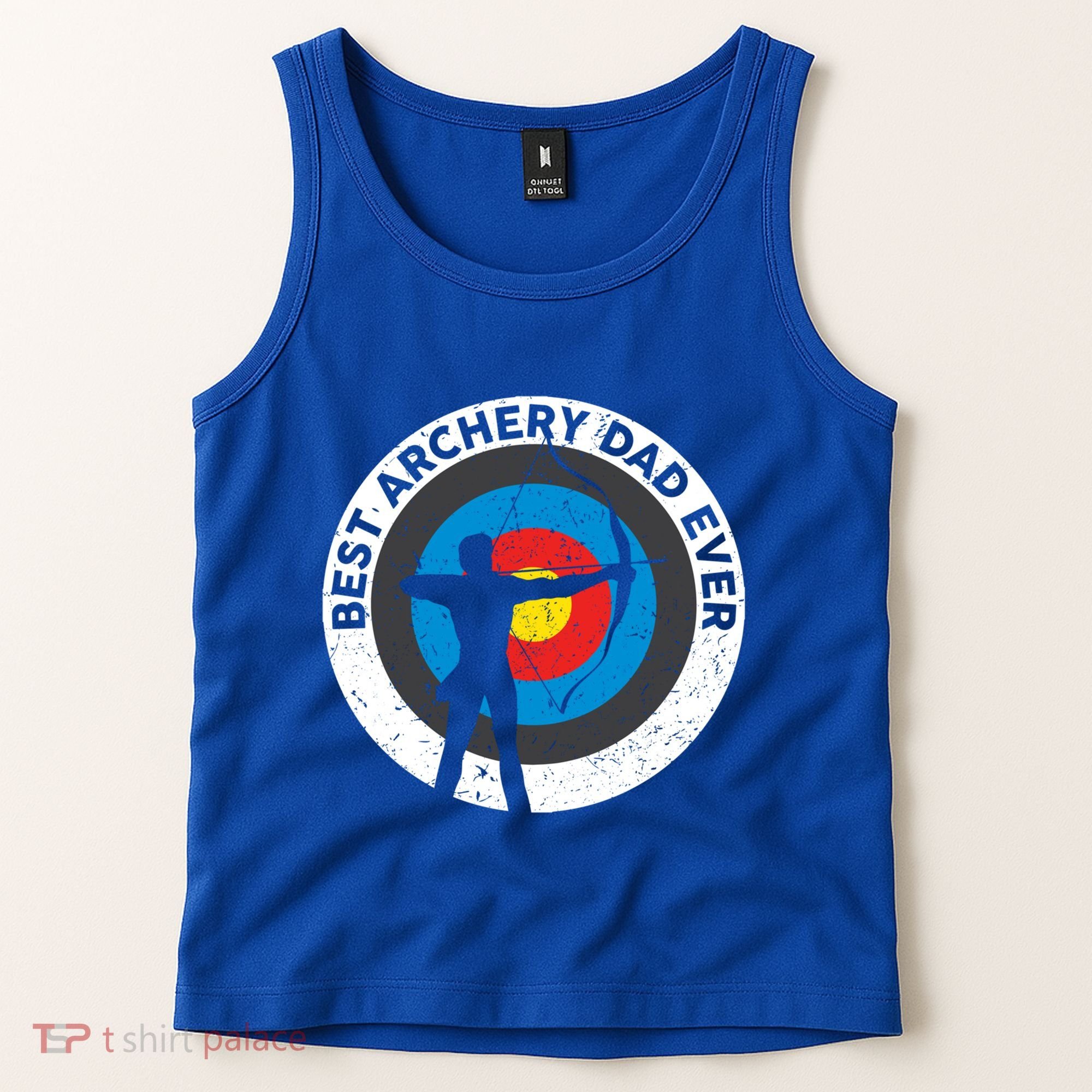 Best Archery Dad Ever Archer Dad Father's Day Archery Funny Gift Tank Top