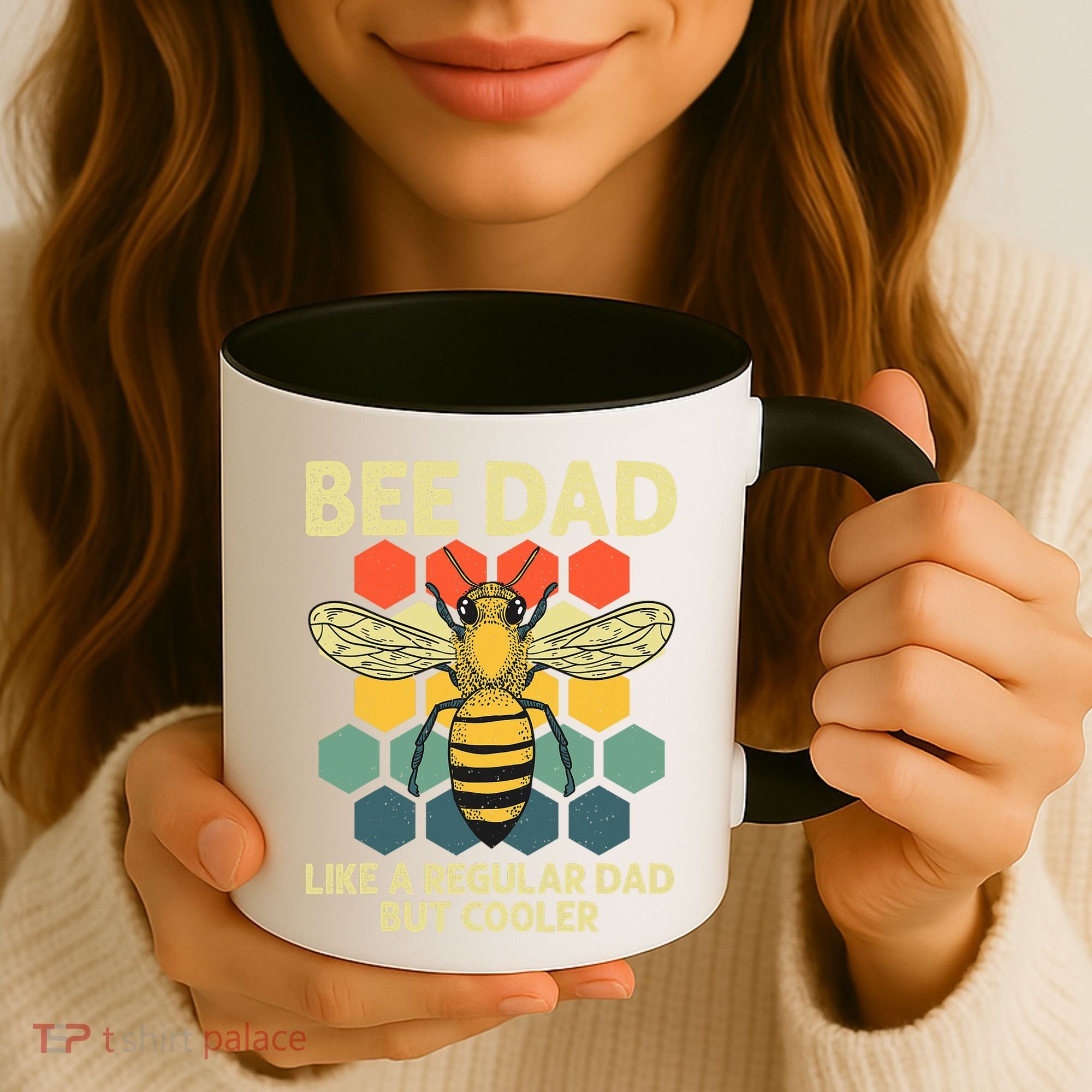 Bee Art Dad Honey Bee Keeper Bumblebee Beekeeper Coffee Mug