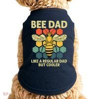 Bee Art Dad Honey Bee Keeper Bumblebee Beekeeper Doggie Tank thumb 0