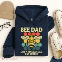 Bee Art Dad Honey Bee Keeper Bumblebee Beekeeper Hoodie thumb 4