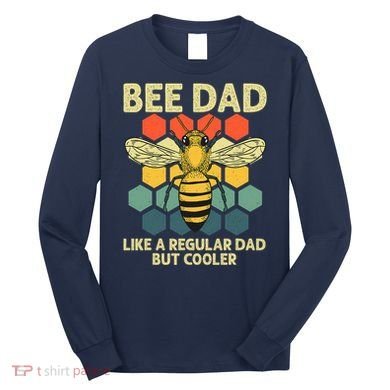 Bee Art Dad Honey Bee Keeper Bumblebee Beekeeper Long Sleeve Shirt