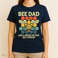 Bee Art Dad Honey Bee Keeper Bumblebee Beekeeper T-Shirt thumb 4