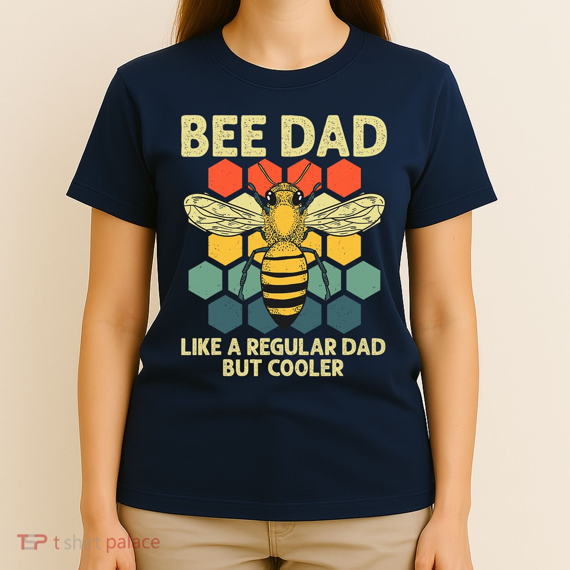 Bee Art Dad Honey Bee Keeper Bumblebee Beekeeper T-Shirt