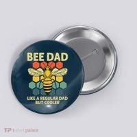 Bee Art Dad Honey Bee Keeper Bumblebee Beekeeper Button thumb 0