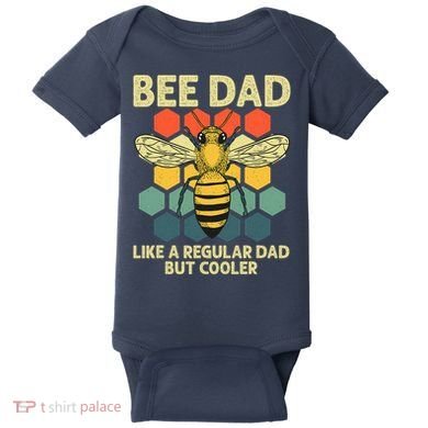 Bee Art Dad Honey Bee Keeper Bumblebee Beekeeper Baby Bodysuit