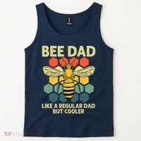 Bee Art Dad Honey Bee Keeper Bumblebee Beekeeper Tank Top thumb 2