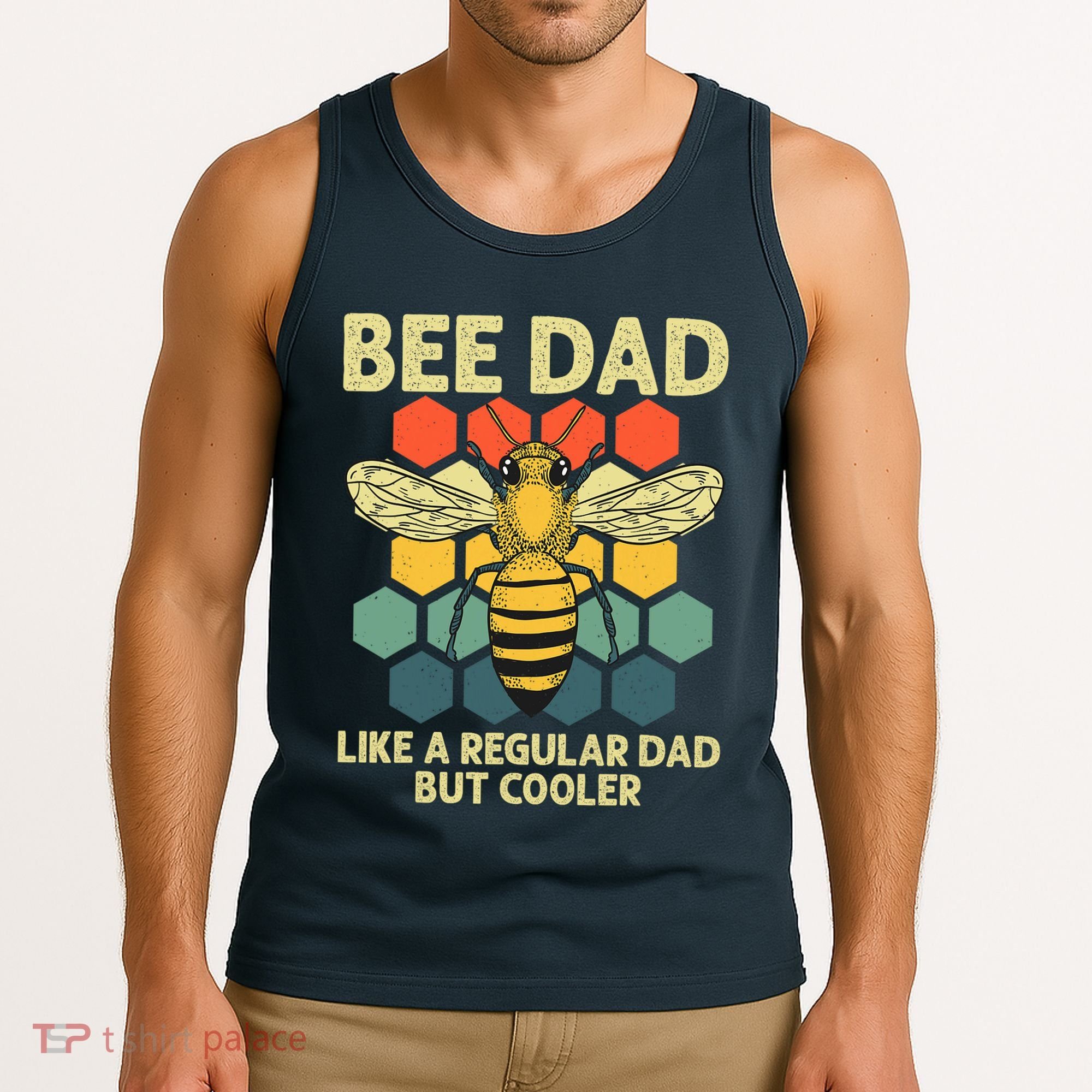 Bee Art Dad Honey Bee Keeper Bumblebee Beekeeper Tank Top