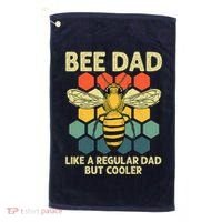 Bee Art Dad Honey Bee Keeper Bumblebee Beekeeper Golf Towel thumb 0