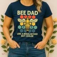 Bee Art Dad Honey Bee Keeper Bumblebee Beekeeper Women's T-Shirt thumb 2
