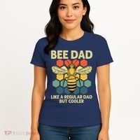 Bee Art Dad Honey Bee Keeper Bumblebee Beekeeper Women's T-Shirt thumb 4