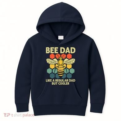 Bee Art Dad Honey Bee Keeper Bumblebee Beekeeper Kids Hoodie