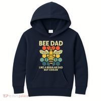 Bee Art Dad Honey Bee Keeper Bumblebee Beekeeper Kids Hoodie thumb 0