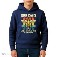 Bee Art Dad Honey Bee Keeper Bumblebee Beekeeper Kids Hoodie thumb 4