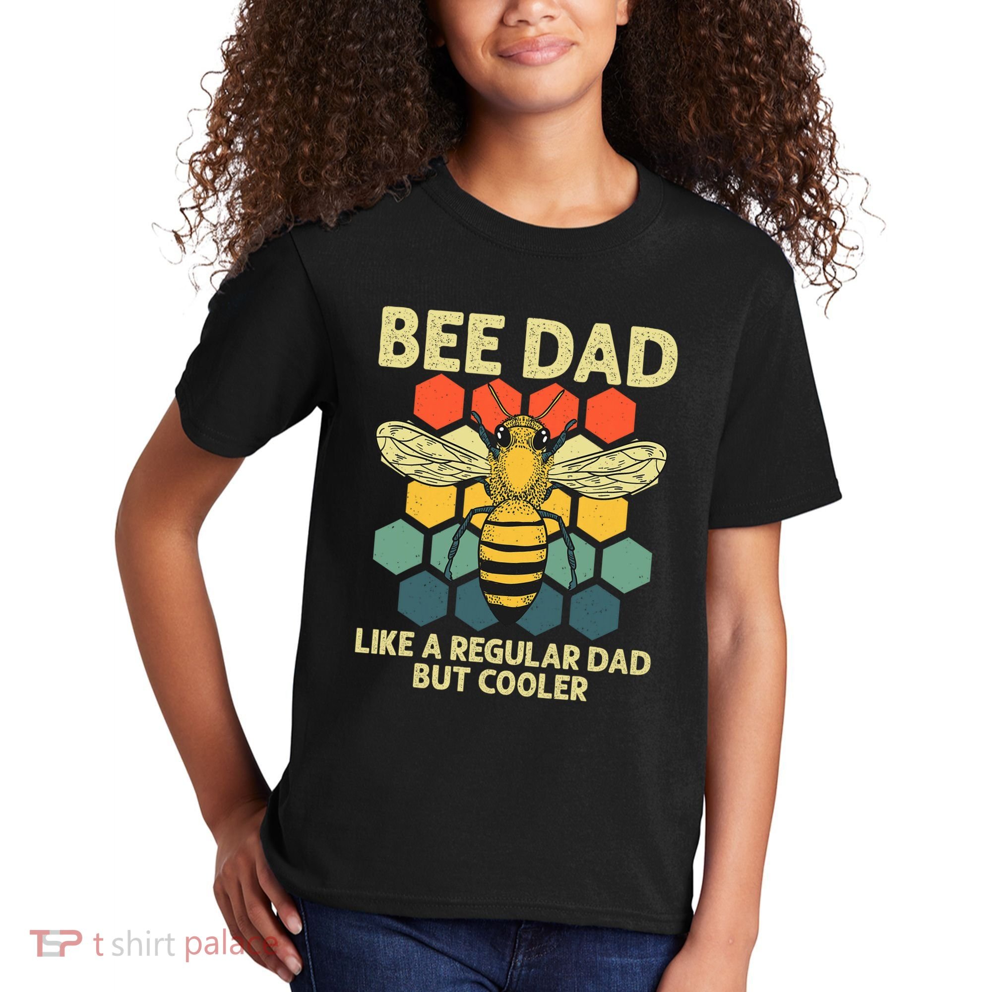 Bee Art Dad Honey Bee Keeper Bumblebee Beekeeper Kids T-Shirt