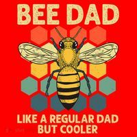 Bee Art Dad Honey Bee Keeper Bumblebee Beekeeper Santa Hat thumb 1