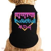 Baseball All Day Drip Home Plate Ice Cream Doggie Tank thumb 0