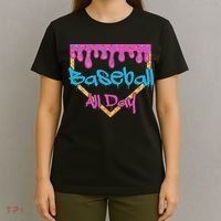 Baseball All Day Drip Home Plate Ice Cream T-Shirt thumb 4