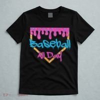 Baseball All Day Drip Home Plate Ice Cream T-Shirt thumb 5