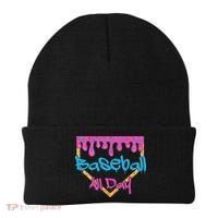 Baseball All Day Drip Home Plate Ice Cream Beanie thumb 0