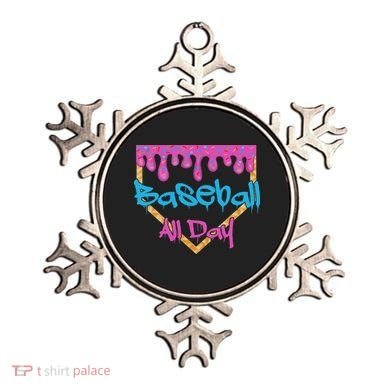 Baseball All Day Drip Home Plate Ice Cream Ornament