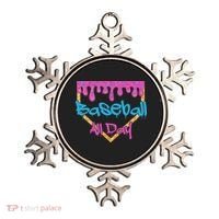 Baseball All Day Drip Home Plate Ice Cream Ornament thumb 0