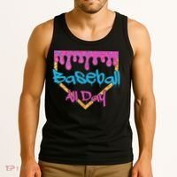 Baseball All Day Drip Home Plate Ice Cream Tank Top thumb 3