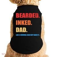 Bada*s Dad Inked Bearded Like A Normal Dad Doggie Tank thumb 0