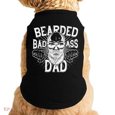Badass Bearded Dad Doggie Tank