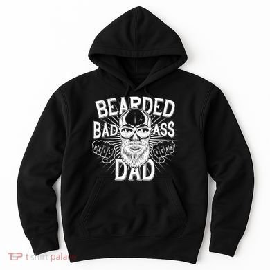 Badass Bearded Dad Hoodie