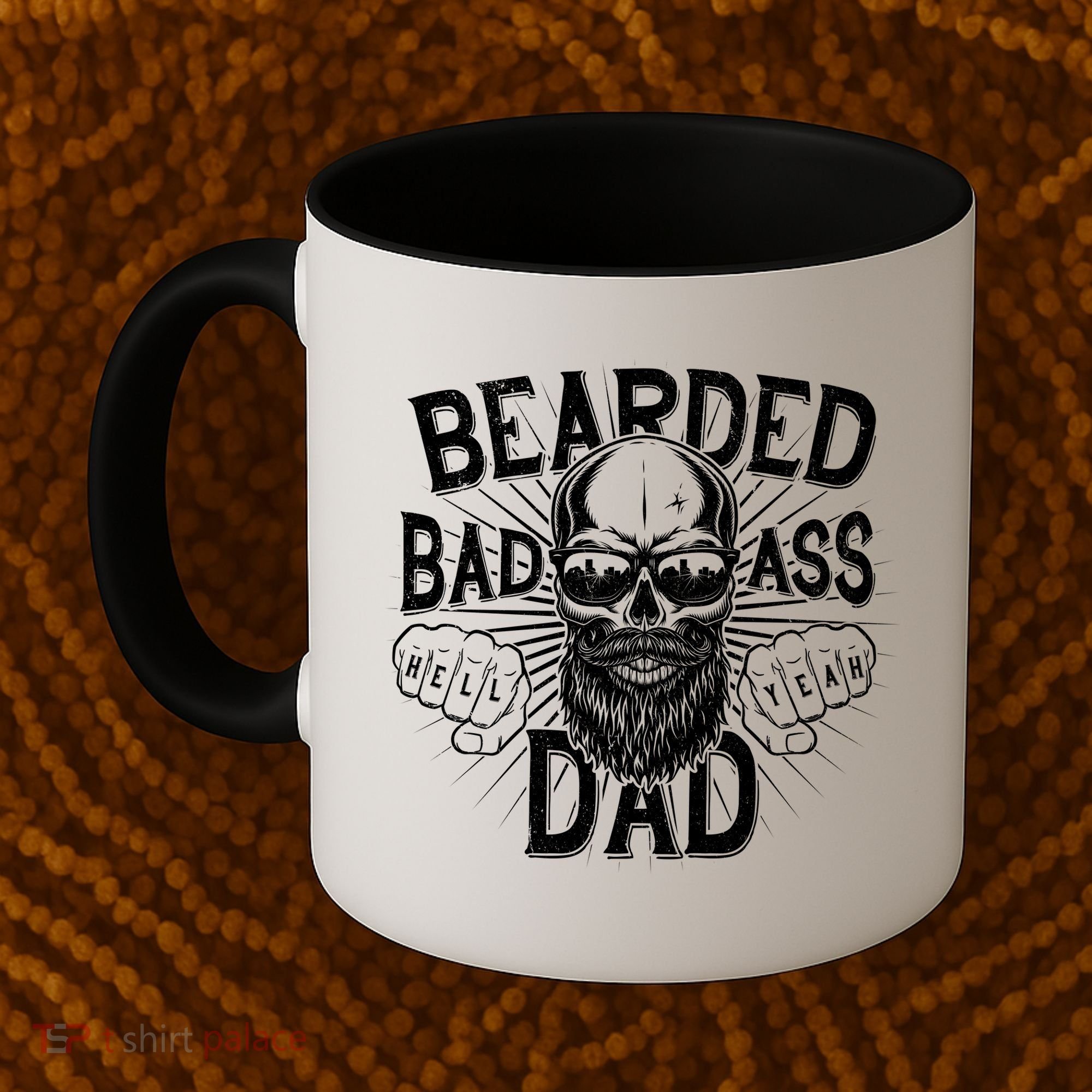 Badass Bearded Dad Coffee Mug
