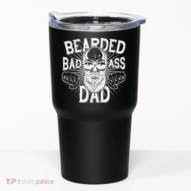 Badass Bearded Dad Tumbler