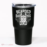 Badass Bearded Dad Tumbler thumb 0