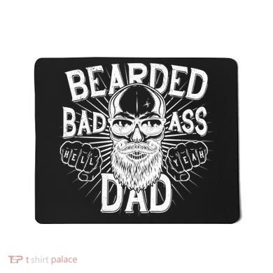 Badass Bearded Dad Mousepad
