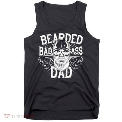Badass Bearded Dad Tank Top