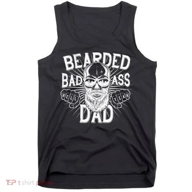 Badass Bearded Dad Tank Top
