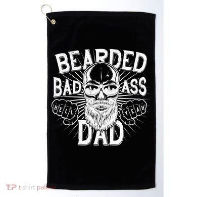 Badass Bearded Dad Golf Towel