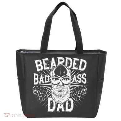 Badass Bearded Dad Tote Bag