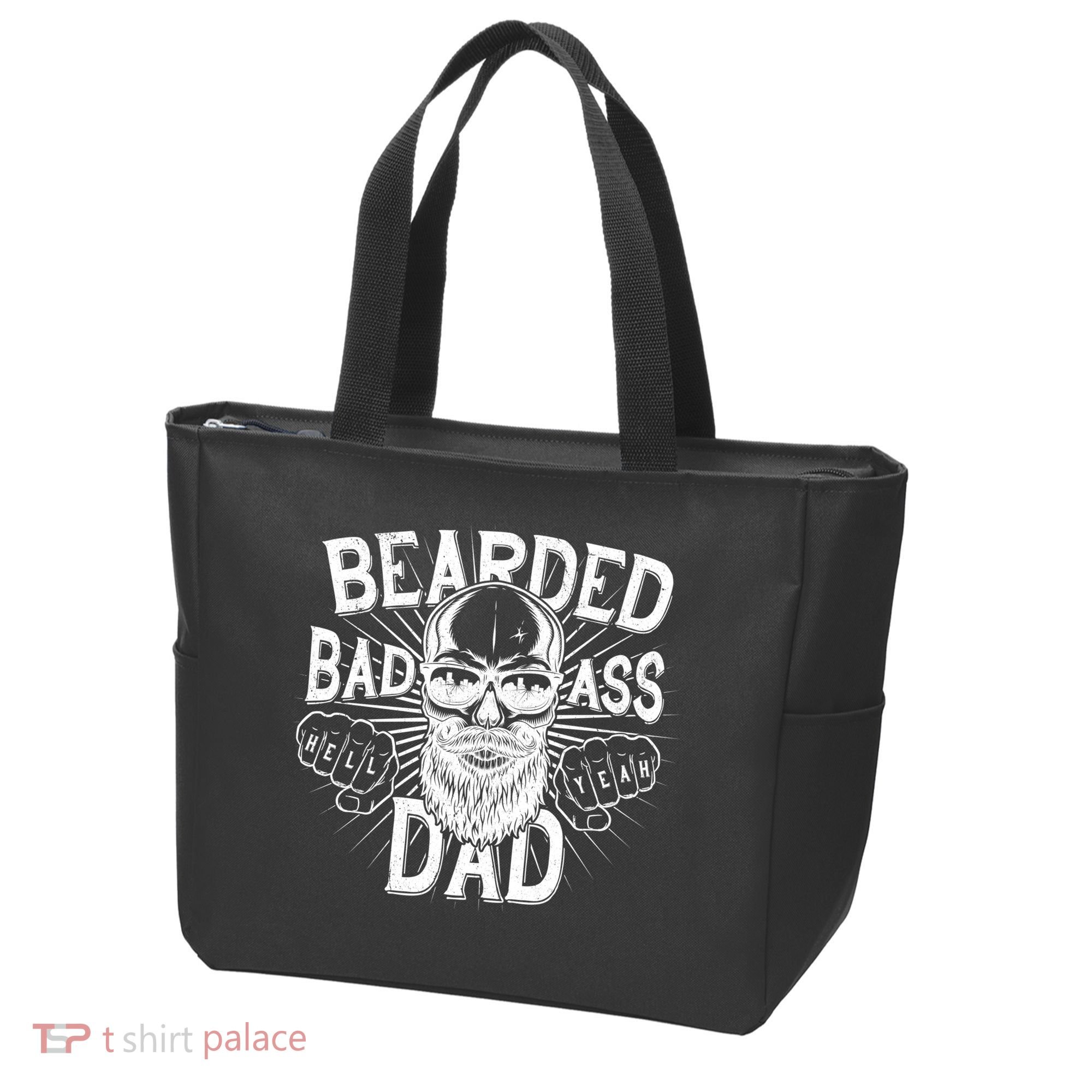 Badass Bearded Dad Tote Bag