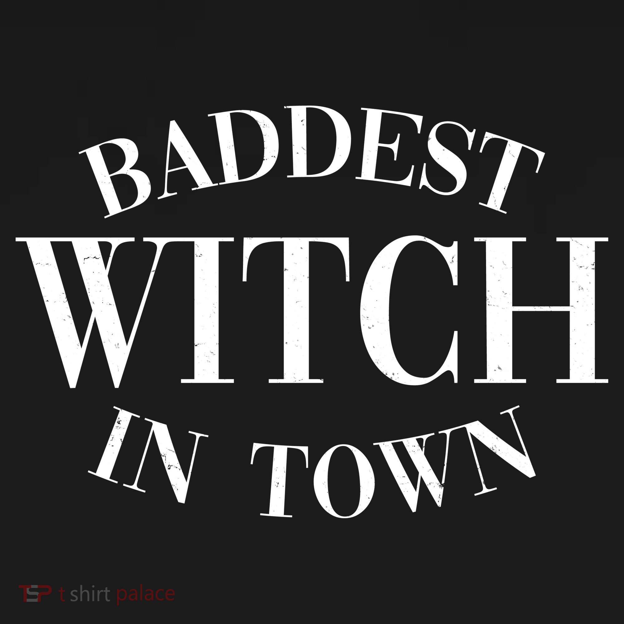 Baddest Witch In Town Funny Halloween Bucket Hat