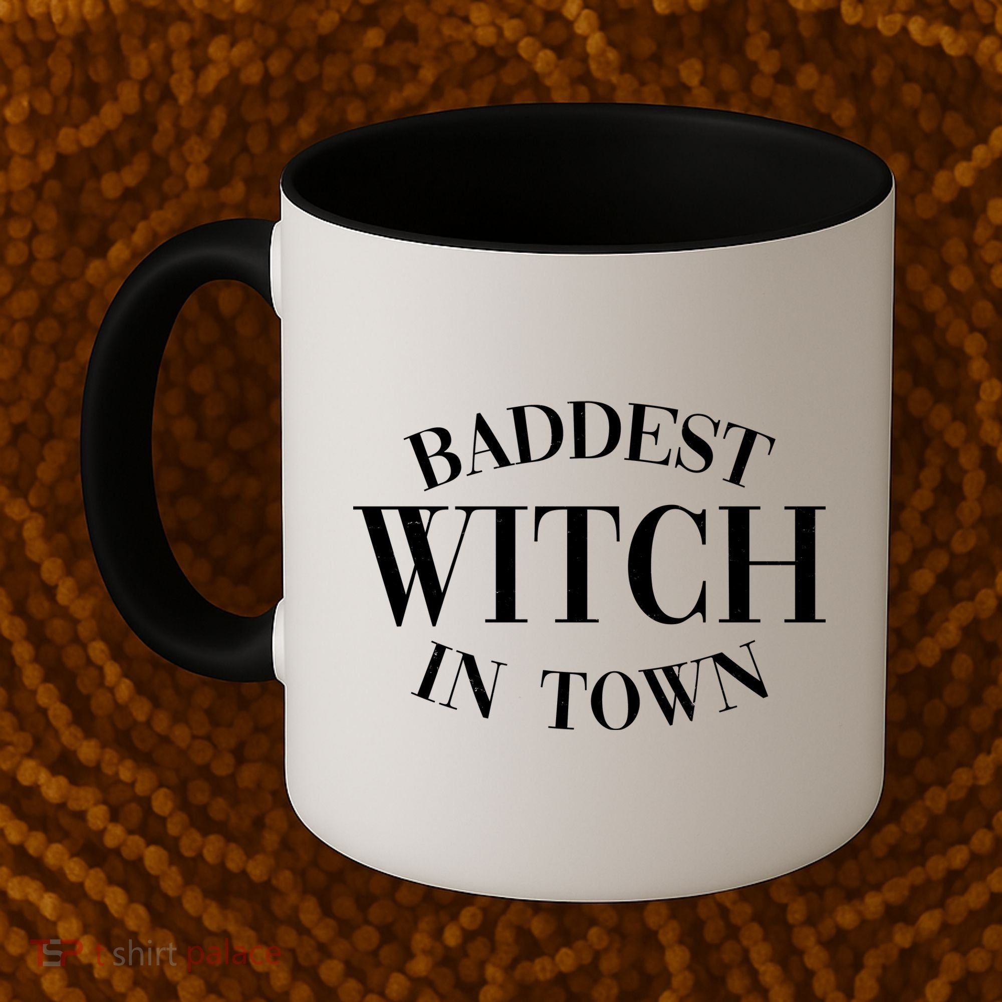 Baddest Witch In Town Funny Halloween Coffee Mug