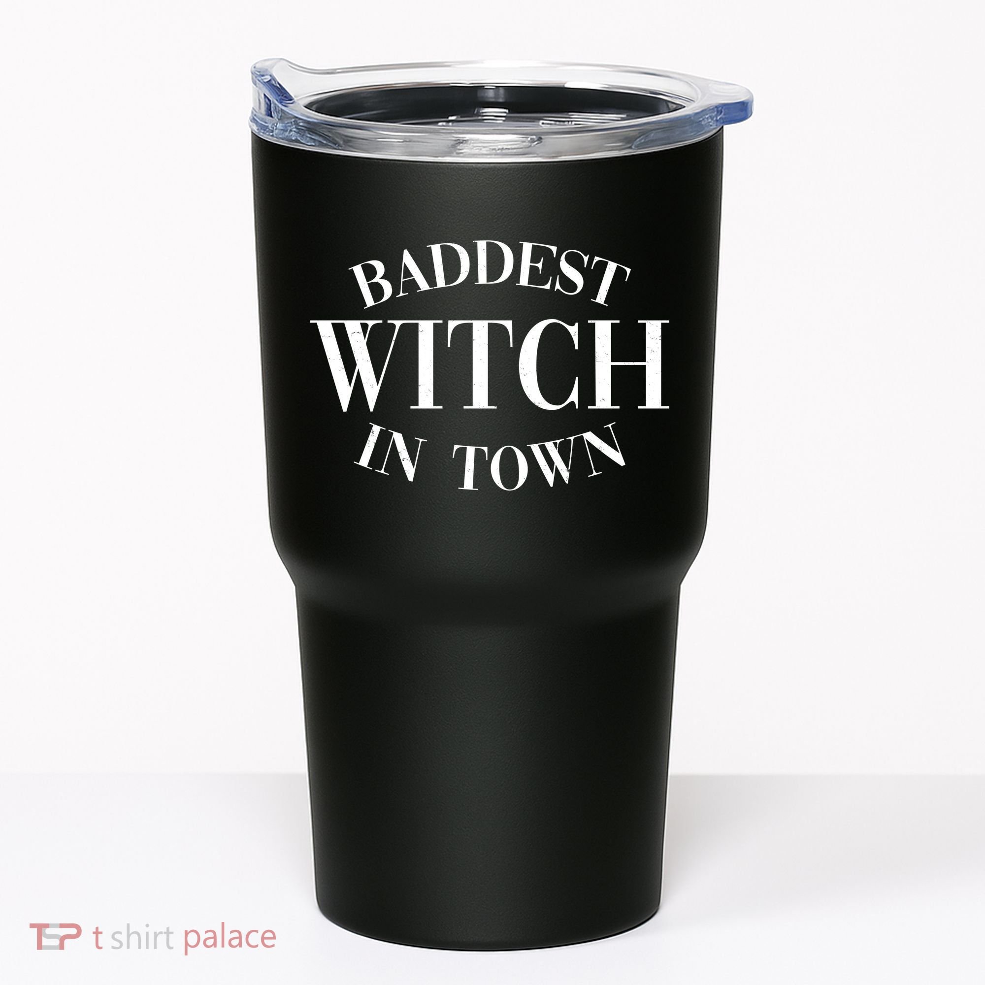 Baddest Witch In Town Funny Halloween Tumbler