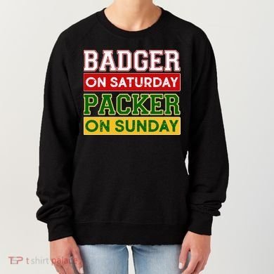 Badger On Saturday Packer On Sunday Women's Sweatshirt