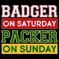 Badger On Saturday Packer On Sunday Women's Hoodie thumb 2