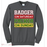 Badger On Saturday Packer On Sunday Sweatshirt thumb 0